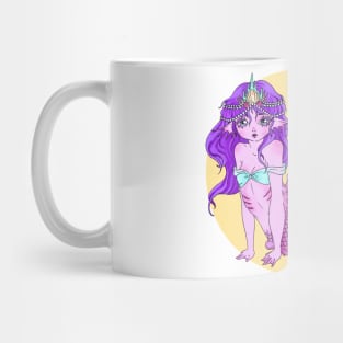 Pink mermaid princess Mug